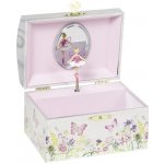 Goki Hrací skříňka stříbrná s vílou melodie Labutí jezero – Zboží Dáma Goki Hrací skříňka stříbrná s vílou melodie Labutí jezero – Zboží Dáma