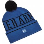 Under Armour Halftime Pom beanie Tech Blue/Black/White – Sleviste.cz