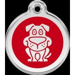 Red Dingo Pes červená velikost známky S 20 mm – Hledejceny.cz