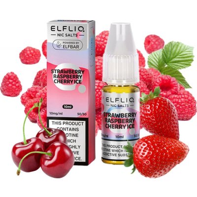 ELF LIQ Strawberry Raspberry Cherry Ice 10 ml 10 mg – Hledejceny.cz