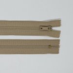 Spirálový zip, šíře 3 mm, délka 55 cm, béžová – Hledejceny.cz