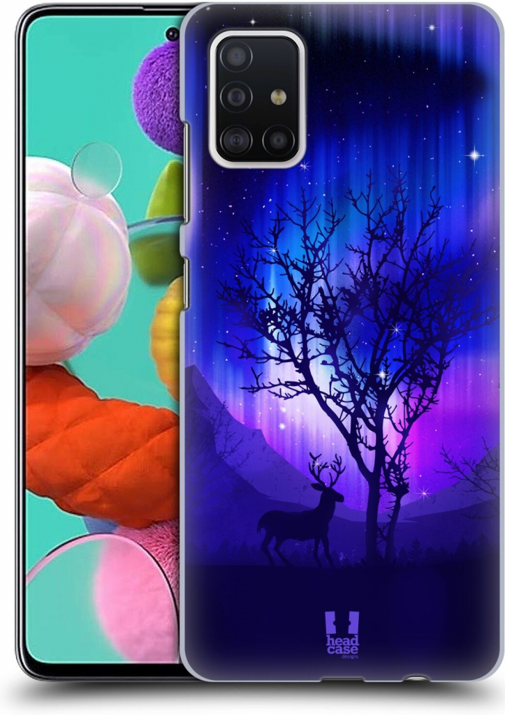 Pouzdro Head Case Samsung Galaxy A51 POLÁRNÍ ZÁŘE STROM