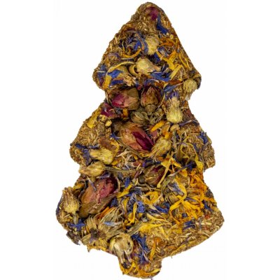 Limara Bezobilný bylinkový Vánoční stromeček Měsíček Chrpa Růže 80 g – Zboží Mobilmania