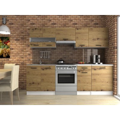 FN Kuchaňská linka Luigi III 180/240 dub artisan – Zbozi.Blesk.cz