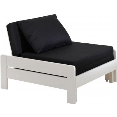 Vipack Pino dětské křesílko bílá/černá 79.8 cm 68.6 cm 98.3 cm – Zboží Dáma