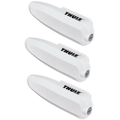 Thule Universal Lock - Přídavný zámek dveří nástavby bílý - 3 ks