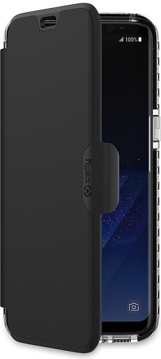 Pouzdro CELLY Hexawally Samsung Galaxy S8, černé, Military standart MIL-STD 810G