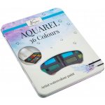 Nassau Akvarelové barvy v kovovém boxu 36 ks – Zboží Dáma