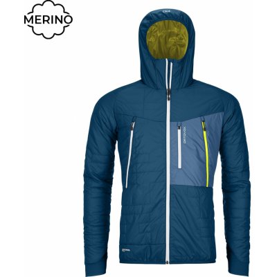 Ortovox Swisswool Piz Boe Jacket M petrol blue – Zboží Dáma