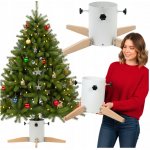Stojan na vánoční stromek, podstavec, obal na kmen, stabilní, s možností zalévání vodou, loft styl – Zboží Dáma