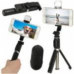 Selfie tyč lampa stativ stativ černá – Zboží Mobilmania