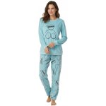 Opolon dámské mikroplyšové dlouhé tyrkysové – Sleviste.cz