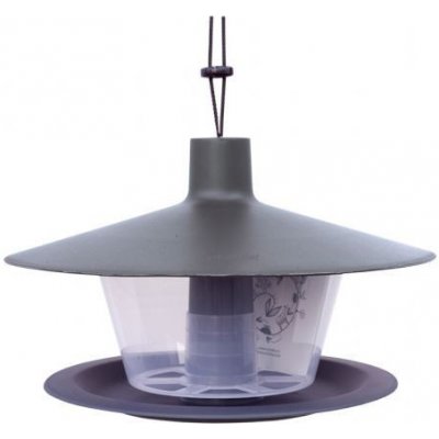 Plastia FINCH Plastové krmítko pro ptáky antracit – Zboží Dáma