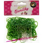 Loom Bands pletací gumičky zelené 200ks + háček – Hledejceny.cz