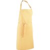 Zástěra Premier Workwear Klasická zástěra za krk PR150 Lemon Pantone 127 72x86cm