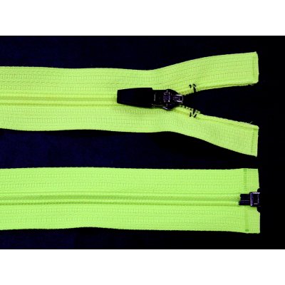 Spirálový zip no.5 rozepínací 65cm - více barev color: 629 neonově žlutozelená (jezdec 2) – Hledejceny.cz