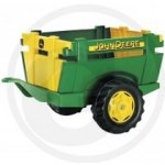 ROLLY TOYS Vlečka za traktor 1osá zelený přívěs FARM TRAILER JD – Zbozi.Blesk.cz