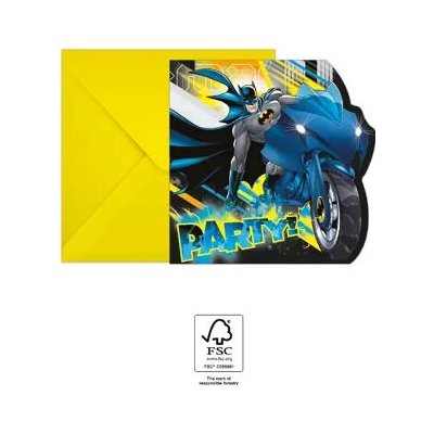 Procos Pozvánky a obálky Batman – Zboží Mobilmania