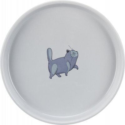Trixie keramická miska pro kočky nízká a široká 0.6 l 23 cm – Zboží Dáma