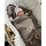 Lullalove dečka z vlny Merino vzor Keksík Premium Šedo Béžová – Hledejceny.cz