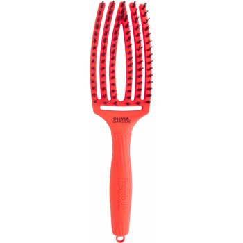 Olivia Garden Finger Brush Neon Orange kartáč na vlasy