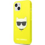 Pouzdro Karl Lagerfeld TPU Choupette Head Case iPhone 13 mini Fluo žluté – Zboží Živě