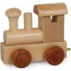 Dřevěná hračka Small Foot dřevěná písmenková lokomotiva