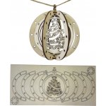 Kreativní gravírované vánoční ozdoby Vánoční stromeček – Zboží Dáma