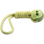 Dog Fantasy Přetahovadlo Juta tenisák házecí 34 cm – Hledejceny.cz