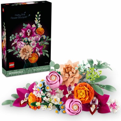 LEGO® Botanicals 10342 Krásná kytice růžových květin – Sleviste.cz