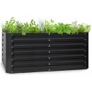 Blumfeldt Blum High Grow Straight vyvýšený záhon 120 x 60 x 60 cm 432 l ocel (GDMB4-HighGrow120-BE)