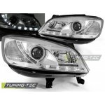 PŘEDNÍ SVĚTLA OPEL ZAFIRA A, 1999-2005, LED DAYLIGHT, CHROM – Zboží Mobilmania