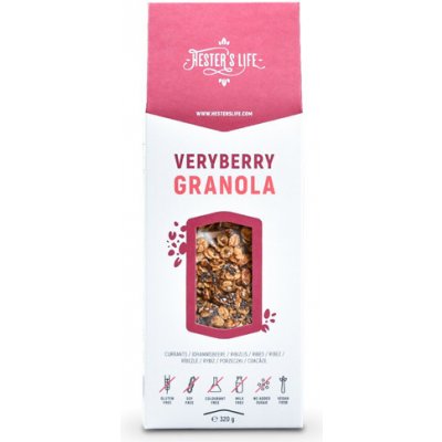 Hesters`s Life Granola "Veryberry" rybíz 320 g