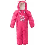 Overal zimní dívčí s kožíškem Pidilidi PD růžová – Sleviste.cz
