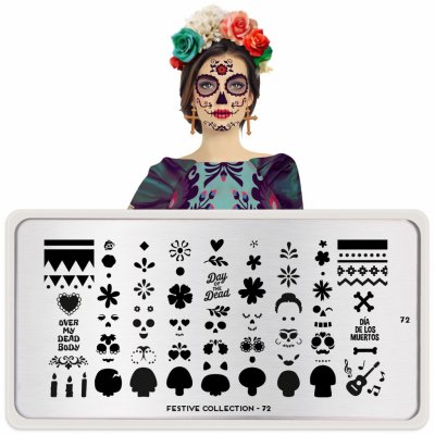 Image destička MoYou Festive 72 – Zboží Dáma