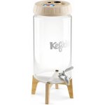 Kefirko Kombucha fermenter se stojánkem a výčepem 4 l Béžová – Zboží Mobilmania