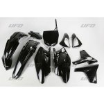 UFO Plastic Kit Black Yamaha YZ450F YAKIT311@001