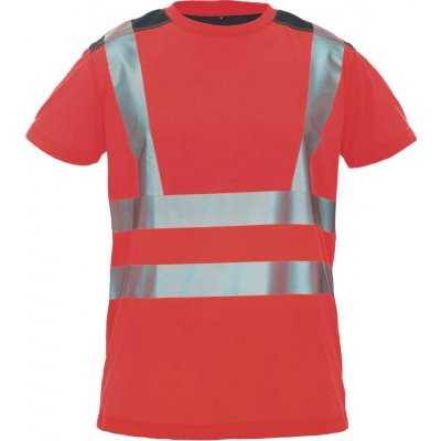 Cerva Knoxfield HVPS HI-VIS tričko s tištěnými reflexními pruhy červená 3XL – Zboží Dáma
