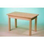 Kareš spol. s r.o. bez povrchové úpravy přírodní provedení dřevěný stolek – Zboží Dáma