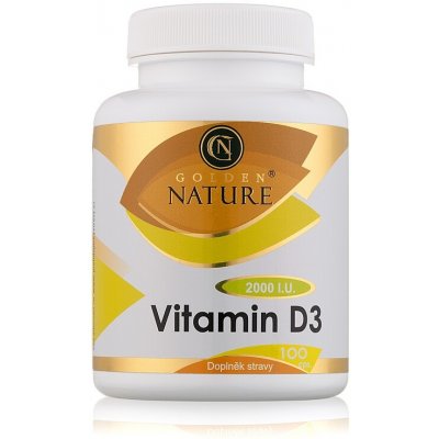 Golden Nature Vitamín D3 100 tablet – Hledejceny.cz