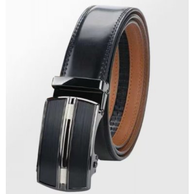 Pánský černý opasek s automatickou sponou – Sleviste.cz