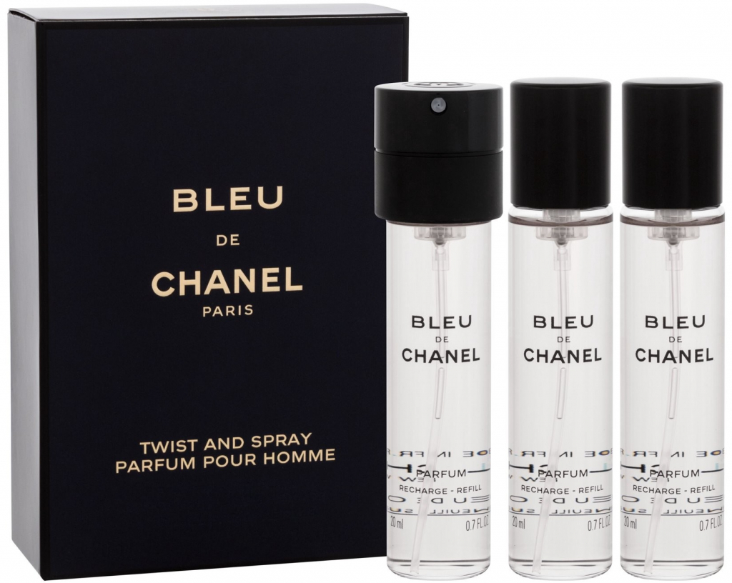 Chanel Bleu de Chanel parfém pánský 3 x 20 ml náplň