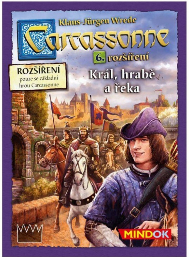 Mindok Carcassonne Král hrabě a řeka