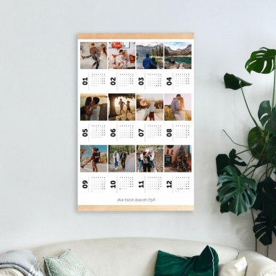 velký plakátový fotokalendář: kalendář s lištami / kalendář bez lišt včetně lišt – Zboží Mobilmania