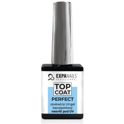 Expa-nails expanails bezvýpotkový uv led gel top coat perfect 11 ml – Sleviste.cz