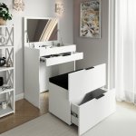 DDI Roula toaletní stolek Nymphea AlbaDE-SME-LOLA-STO-BI bílá – Zboží Dáma