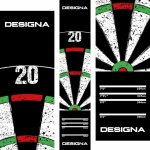Designa Dart Mat Koberec k terči Dartboard 20 – Zboží Dáma