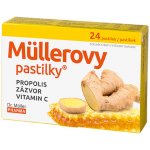 Dr. Muller Pharma Müllerovy pastilky s propolisem a zázvorem 24 pastilek – Hledejceny.cz