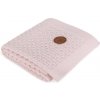 Dětská deka Ceba Baby Pletená deka Vlny Růžové