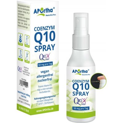 Aportha Koenzym Q10 Vital Koenzym Q10 ústní sprej 27 ml – Zboží Dáma